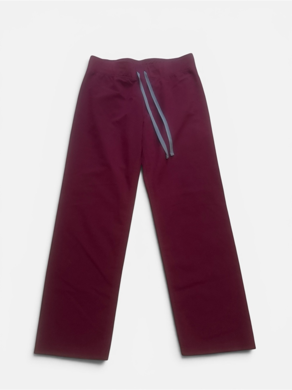 FIGS Livingston Basic Scrub Pants Burgundy Small Petite Good Condition